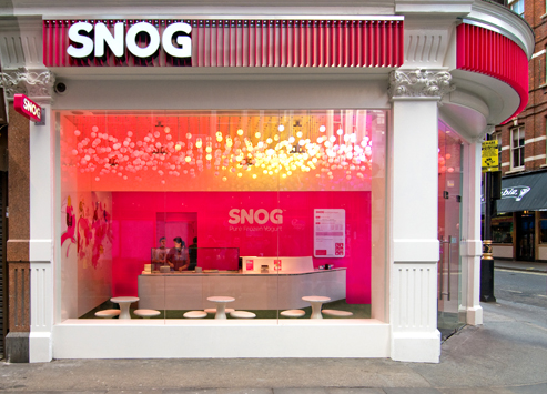 Snog Yogurt Shop Design