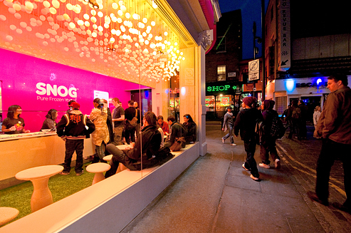 Snog Yogurt Shop Design