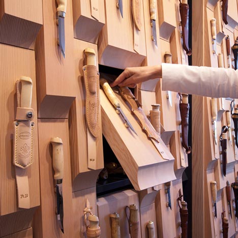 Marttiini Knife Shop Finland Design by Suunnittelutoimisto Amerikka