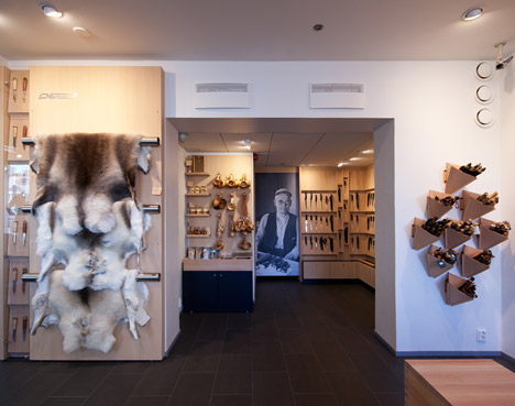 Marttiini Knife Shop Finland Design by Suunnittelutoimisto Amerikka