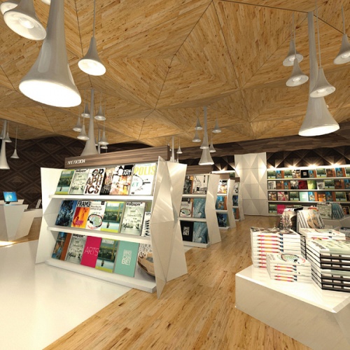 The Story Unfolds Book Store Design