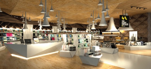 The Story Unfolds Book Store Design