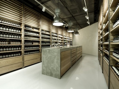Aesop Hong Kong Shop Design by Cheungvogl